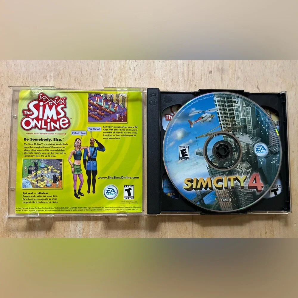 SimCity 4 (PC, 2002) 2 CD Set  EA Games